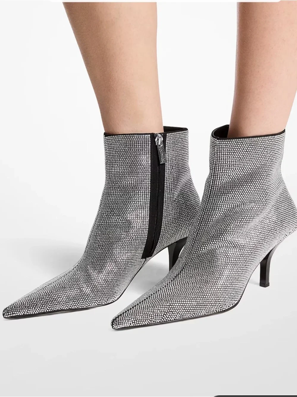 Michael Kors Selina Crystal Embellished Boots Size 10 NEW